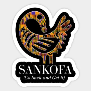 Sankofa (Go back and get it) Sticker